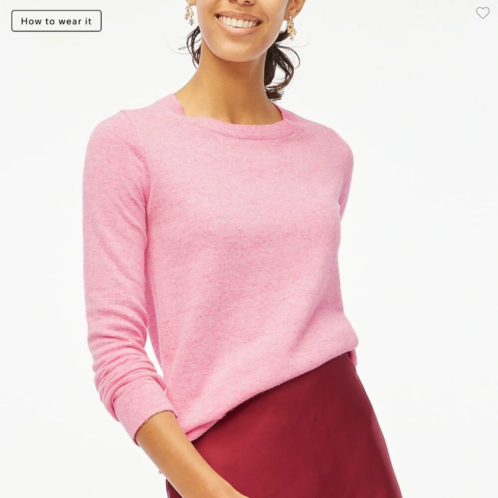 J.Crew Cotton-Wool Blend Teddie Sweater - Size S